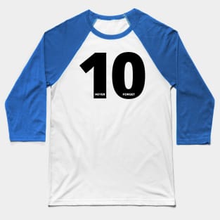 Diego Maradona 10 Baseball T-Shirt